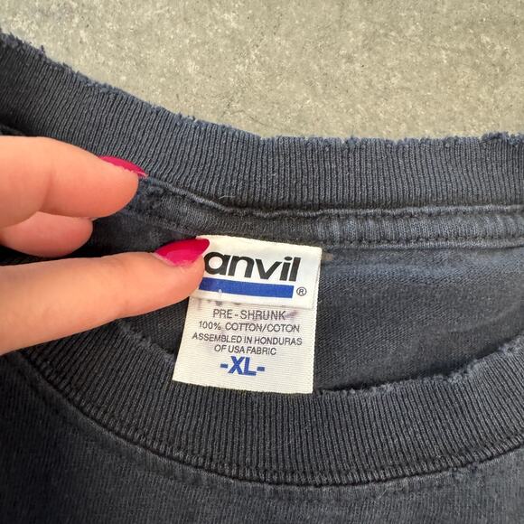 Vintage 90s Pink Floyd Concert Tour T-shirt Faded XL Anvil Wish You Were Here - Picture 3 of 5